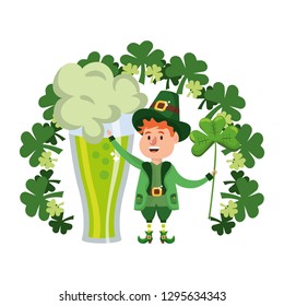 leprechaun with beer