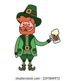 leprechaun and beer