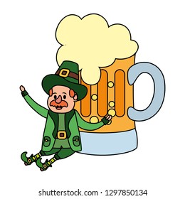 leprechaun and beer