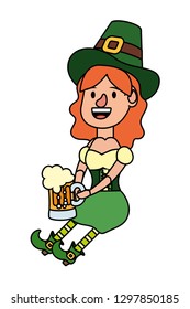 leprechaun and beer