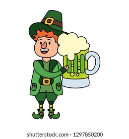 leprechaun and beer