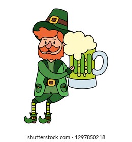 leprechaun and beer