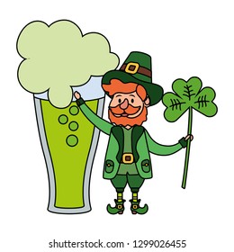 leprechaun with beer
