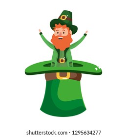 leprechaun in a big hat