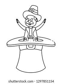 leprechaun in a big hat