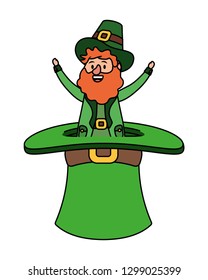leprechaun in a big hat