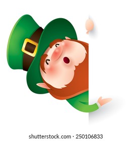 Leprechaun con señal grande