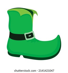 Leprechaun Boot icon on white background