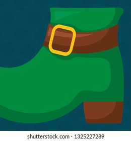 leprechaun boot saint patrick day