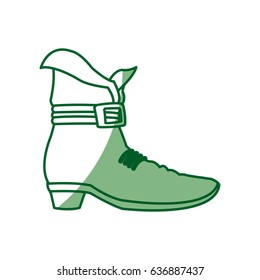 leprechaun boots. happy st. patrick's day celebration