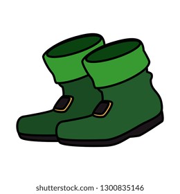 leprechaun boots saint patrick day