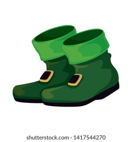 leprechaun boots saint patrick day