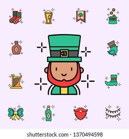 Leprechaun, boy icon. St.Patricks day icons universal set for web and mobile