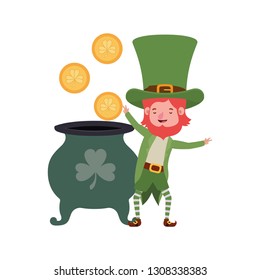 leprechaun with cauldron avatar character