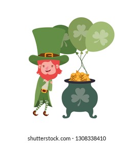 leprechaun with cauldron avatar character