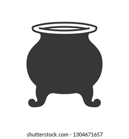 leprechaun cauldron isolated icon
