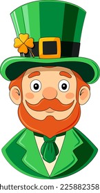 Leprechaun character design. St Patrick's day celebration