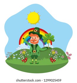 leprechaun with clover