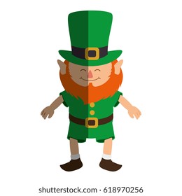leprechaun comic character icon