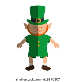 leprechaun comic character icon