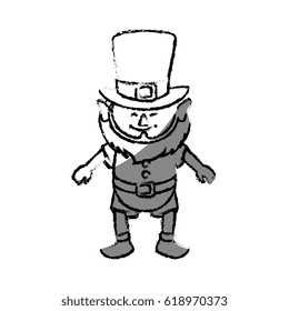 leprechaun comic character icon