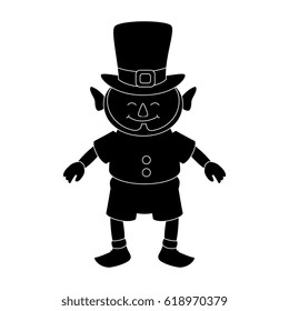 leprechaun comic character icon