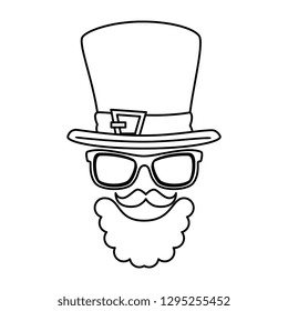 leprechaun costume accessories icons