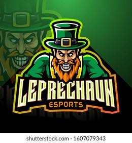 Leprechaun Esport Mascot Logo Design