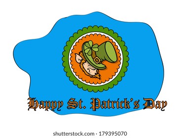 Leprechaun Face - Patrick's Day Background