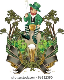 leprechaun gnome  st. Patrick day