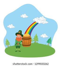 leprechaun gold rainbow