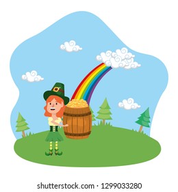 leprechaun gold rainbow