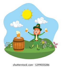 leprechaun gold rainbow