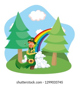 leprechaun gold rainbow