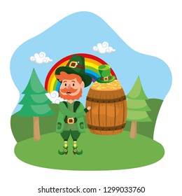 leprechaun gold rainbow