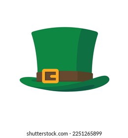 Leprechaun green top hat St. Patrick's Day celebration decorations.
