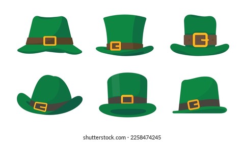 Leprechaun green top hat St. Patrick's Day celebration decorations.