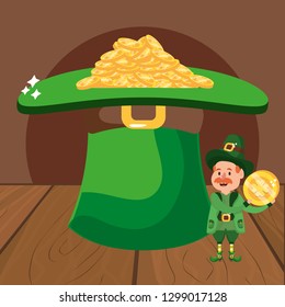 leprechaun with hat