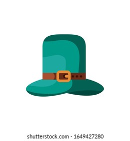 leprechaun hat accessory detaild style vector illustration design
