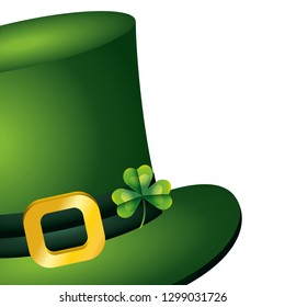 leprechaun hat clover