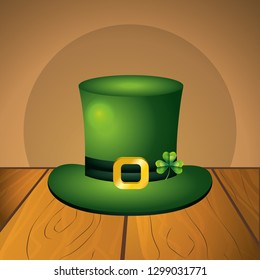 leprechaun hat clover