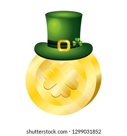 leprechaun hat coin