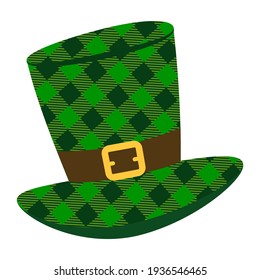 Leprechaun hat - funny St Patrick's Day inspirational lettering design for posters, flyers, t-shirts, cards, invitations, stickers, banners, gifts. Irish leprechaun shenanigans lucky charm clover.