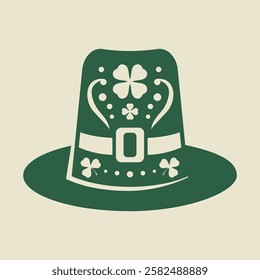 Leprechaun Hat icon. Design element on Saint Patrick's Day theme. Vector illustration