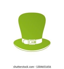 leprechaun hat isolated icon