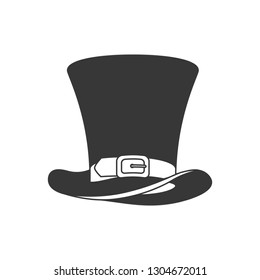 leprechaun hat isolated icon
