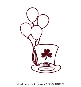 leprechaun hat isolated icon