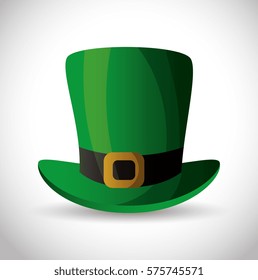 leprechaun hat isolated icon