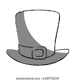 leprechaun hat isolated icon