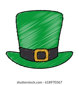 leprechaun hat isolated icon